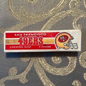 Vintage NFL San Francisco 49ERS  5 Stick Chewing Gum. Sealed